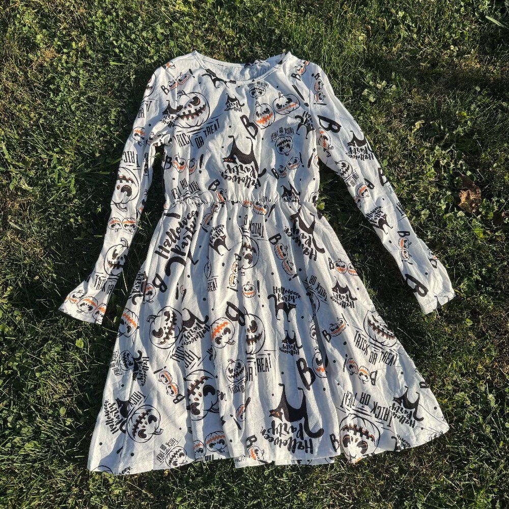 Long-sleeve Cartoon Halloween Dress
